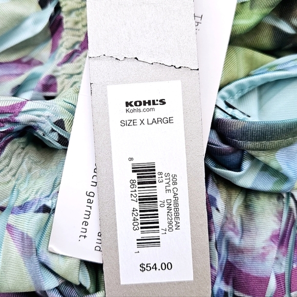 Apt. 9 Wmns Flutter Sleeve Accordion Pleat Sublimation Print Midi Dress XL NWT - Picture 11 of 13